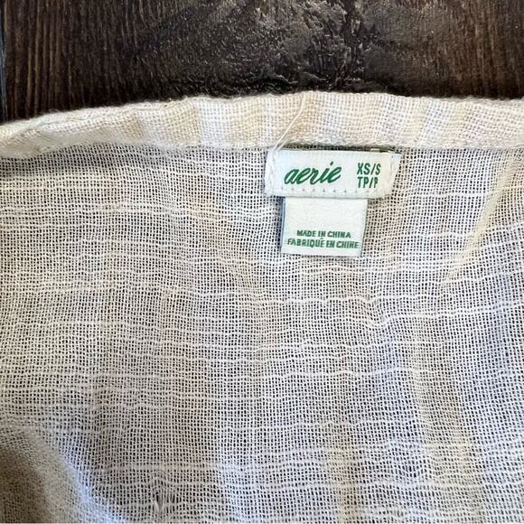 Aerie ivory swim cover SZ XS/SM - Picture 3 of 5